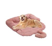 PETCUTE Cama para Perros de Felpa Suave,Amovible Cama para Perros y Gatos,Cojines Lavables para Mascotas para Perros Grandes Pequeños con Fondo Antideslizante,Cojín para Perros Grande Ortopédica