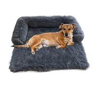 PETCUTE Cama para Perros de Felpa Suave,Cama Perros Antiestres,Cojines Desmontables Lavables para Mascotas para Perros Grandes Pequeños con Fondo Antideslizante,Cojín para Perros Grande