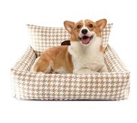 PETCUTE Cama para Perros Medianos y Grandes,Super Cómoda Camas para Mascotas con Fondo Antideslizante,Sofá Cama Ortopédica para Perros con Funda Desenfundable y Lavable