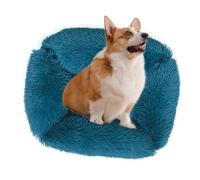 PETCUTE Cama para Perros Pequeños, Medianos y Grandes,Lavable, Acogedora y Suave Cojín para Cachorros y Gatitos con Parte Inferior Antideslizante,Cama Invierno para Mascotas Interior,M