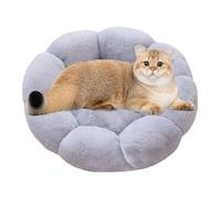 PETCUTE Cama para Perros y Gatos,Cama Gato Antiestres Invierno,Cama Perro Pequeño con Felpa Suave,Cama para Gatos Suave y Cómoda,Fondo Antideslizante,Lavables Cama para Mascotas