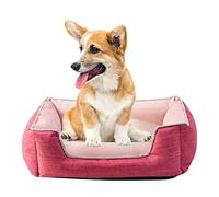 PETCUTE Cama Perro Cojín Perros Antiestres Cama Gato Lavable Cama para Perros Ortopédica Grande Rosa