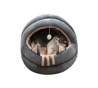 PETCUTE Cama Tipo Cueva para Gatos y Perros, Lavable, Súper Suave para Interior con Fondo Antideslizante