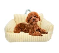 PETCUTE Camas Ortopédicas para Perros Grandes,Sofá Cama para Mascotas con Bordes Elevados,Cama Perro Suave y Lavable,Sofá para Perros con Base Antideslizante,Asa,Colchon Perro Grande