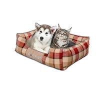 PETCUTE Camas para Perros,Cojín Antideslizante para Perros,Lavable Cama para Perros Medianos y Pequeños,Cama para Mascotas con Funda Desenfundable y Lavable,Cama Perro Invierno