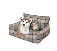 PETCUTE Camas para Perros,Cojín Antideslizante para Perros,Lavable Cama para Perros Medianos y Pequeños,Cama para Mascotas con Funda Desenfundable y Lavable,Cama Perro Invierno