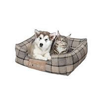 PETCUTE Camas para Perros,Cojín Antideslizante para Perros,Lavable Cama para Perros Medianos y Pequeños,Cama para Mascotas con Funda Desenfundable y Lavable,Cama Perro Invierno