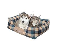 PETCUTE Camas para Perros,Cojín Antideslizante para Perros,Lavable Cama para Perros Medianos y Pequeños,Cama para Mascotas con Funda Desenfundable y Lavable,Cama Perro Invierno