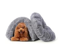 PETCUTE Camas para Perros Gatos Saco de Dormir para Perros cálido Cuevas casa para Gatos Nido de Gato caseta de Perros
