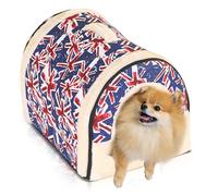 PETCUTE Casa Cama para Perros Casa para Mascotas Caseta para Perro Gato Interior con Cojín removible