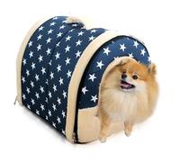 PETCUTE Casa Cama para Perros Casa para Mascotas Caseta para Perro Gato Interior con Cojín removible