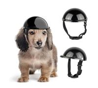 PETCUTE Casco para Mascotas,Casco de Perro,Casco De Motocicleta Perro,Casco para Cachorros con Correa Ajustable,Almohadilla de Esponja,Casco de Motocicleta para Perros Pequeños Medianos,Gatos