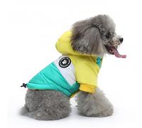 PETCUTE Chaqueta con Capucha para Mascotas Perros,Chaqueta para Perro con Forro Polar,Abrigo de Invierno Perros con Cierre de Botón,Ajustable,Cómodo,Ropa para Perros Pequeños