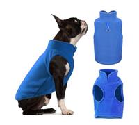 PETCUTE Chaqueta y Chaleco de Forro Polar para Perros, A Prueba de Viento, Abrigo de Invierno Con Agujero para Arnés, para Perros Pequeños y Medianos