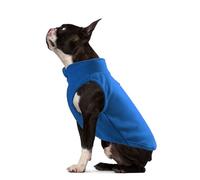 PETCUTE Chaqueta y Chaleco de Forro Polar para Perros, A Prueba de Viento, Con Agujero para Arnés, Abrigo de Invierno para Perros Pequeños y Medianos