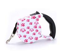PETCUTE Correa para Perro retráctil, Correa de enrollador Extensible de Perro, hasta 15 kg, Extensible a 5 m, para Perro pequeño y Mediano