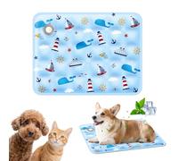 PETCUTE Esterilla Refrescante para Perros y Gatos, Alfombrilla de Gel Autorefrigerante para Perros, Lavable,Cojín Refrescante No Tóxico, Cama Manta Refrigerante Duradera para Mascotas 2XL