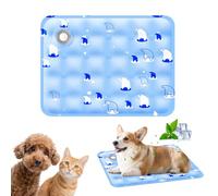 PETCUTE Esterilla Refrescante para Perros y Gatos, Alfombrilla de Gel Autorefrigerante para Perros, Lavable,Cojín Refrescante No Tóxico, Cama Manta Refrigerante Duradera para Mascotas 2XL