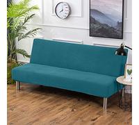 PETCUTE Funda de sofá Clic clac elástica Funda Sofa sin reposabrazos Funda de sofá Cama Azul Marino