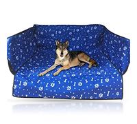 PETCUTE Funda para Maletero de Coche para Perros - Protector de Asiento Antideslizante Impermeable para Mascotas,Universal Auto Maletero Manta para Perros,Esterilla Protectora Robusta,Azul