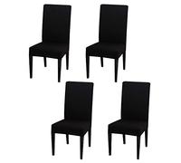 PETCUTE Fundas para Sillas de Comedor Pack 4,Fundas Sillas Ajustables,Modernas Funda Protectora de Silla Lavable Extraíble para Hogar, Cocina, Restaurante, Fiesta, Boda