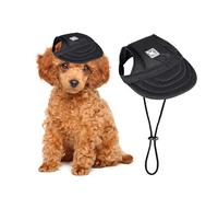 PETCUTE Gorra de Béisbol del Perro Mascota,Ajustable Sombrero para Perro con Agujeros,Protector Solar Gorra de Visera para Perro para Deportes al Aire Libre,Gorra para Perros con Barboquejo Ajustable