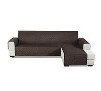 PETCUTE Impermeable Fundas para Sofa Chaise Longue 3 Plazas,Fundas Sofas Universal,Cubre Sofa Chaise Longue Anti Gatos y Perro Derecha 240X270cm