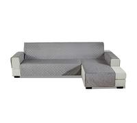 PETCUTE Impermeable Fundas para Sofa Chaise Longue 3 Plazas,Fundas Sofas Universal,Cubre Sofa Chaise Longue Anti Gatos y Perro Derecha 240X270cm