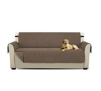 PETCUTE Lujo Cubre Sofa Fundas de Sofa 3 plazas Protector de sofá para Mascotas Marrón Claro