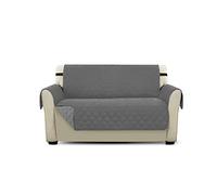 PETCUTE Lujo Cubre Sofa Fundas de Sofa para Perros Protector de sofá Dos plazas Gris