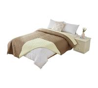 PETCUTE Mantas para Camas para Perros,Mantas Impermeables para Perros para Cama con Fondo Antideslizante,Lavable Funda para Cama de Perro,Protector de Muebles para Niños,Perro,Camel,100 * 127CM