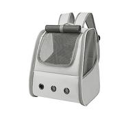 PETCUTE Mochila para Gatos y Perros Pequeños, Diseño Ventilado,Aerolínea Aprobada,Plegable Mochila Gato Perro con Correa de Seguridad Interior,Mochila para Mascotas para Viajes, Camping,hasta 7,5 kg