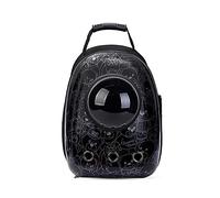 PETCUTE Mochila para Mascota,Transpirable Mochila Transportín Perro con Correa de Hombro Ajustable,Cremalleras Dobles,Bolsa de Transporte de Burbujas para Gato de Perro Pequeños Animales Verde