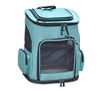 PETCUTE Mochila para Perros Bolsa para Transportar Gatos Mochila Mascotas Transpirable,Viaje Mochila para Llevar Perros Gato Pequeños,Verde