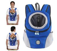 PETCUTE Mochila para Perros y Gatos,Transpirable,Mochila Transportadora para Perros con Correa de Seguridad,Mochilas Ajustable para Mascotas con Fondo Impermeable,Correa Acolchada para el Hombro
