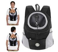 PETCUTE Mochila para Perros y Gatos,Transpirable,Mochila Transportadora para Perros con Correa de Seguridad,Mochilas Ajustable para Mascotas con Fondo Impermeable,Correa Acolchada para el Hombro