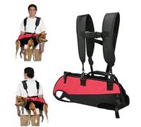 PETCUTE Mochila Transportadora para Perros Grandes,Ajustables Arnés de Elevación para Perros con Asa,Mochila para Perros de Cuerpo Completo,para Ancianos, Discapacitados, Lesiones Articulares