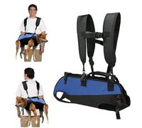 PETCUTE Mochila Transportadora para Perros Grandes,Ajustables Arnés de Elevación para Perros con Asa,Mochila para Perros de Cuerpo Completo,para Ancianos, Discapacitados, Lesiones Articulares