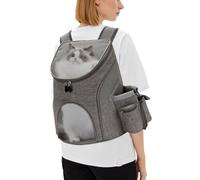 PETCUTE Mochila transportadora para Perros pequeñas Bolsa Mochila para Gatos con Alfombrilla extraíble Mochila para Mascotas