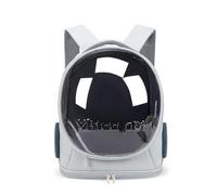 PETCUTE Mochila Transportín Perro,Mochilas para Gatos y Perro,Cápsula Espacial,Bolsa para Mascotas Portátil y Plegable con Correa de Seguridad Interior,Almohadilla Extraíble,para Viajes de Camping