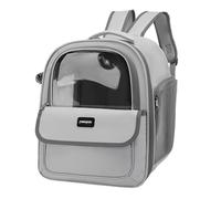 PETCUTE Mochilas para Perros Gatos,Mochila para Mascotas Plegable, Bolsa de Transporte para Mascotas Gatos Perros con Colchoneta Suave,Correas Ajustables para Hombros,para Viajar/Senderismo/Camping