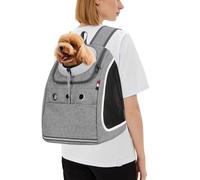 PETCUTE Mochilas para Perros pequeños Mochila para Gatos Mochila para Mascotas Senderismo, Viajes, Camping Bolsa transportines para Perros