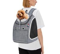 PETCUTE Mochilas para Perros pequeños Mochila para Gatos Mochila para Mascotas Senderismo, Viajes, Camping Bolsa transportines para Perros