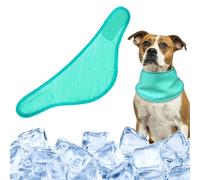 PETCUTE Pañuelo Refrescante para Perro,Collar de Enfriamiento para Perros,Bandana Refrigerante Transpirable Ligera para Mascota Perros Pequeños Medianos Cachorro,para el Verano,Verde,S