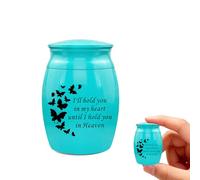 PETCUTE Pequeña Urnas para Cenizas Perros, Mini Urna para Cenizas, Mini Urna de Cremación,para Mascotas Perros Gatos Pájaros Conejos Hámsteres,Recuerdos para Mascotas