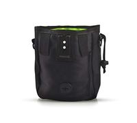 PETCUTE Profesional Perro Tratar Formación para Caminar Bolsa Bolso Bolsa de Malla Perros Snacks Toy Holder Construido en el Dispensador de Bolsa de Caca Noir
