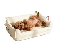 PETCUTE Sofá Impermeable para Perros,Camas para Mascotas con Asas Dobles,Camas Ortopédicas para Perros, Sofá para Mascotas con Base Antideslizante, Funda extraíble y Lavable,M