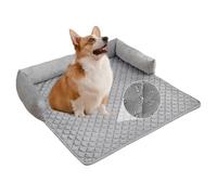 PETCUTE Sofá para Perros Grande y Mediano,Protección para Sofá,Antiestres Cama para Perro de Felpa Suave,Lavable Cojín para Sofá para Mascotas,Colchón para Perros con Fondo Antideslizante,75 * 75cm