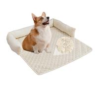 PETCUTE Sofá para Perros Grande y Mediano,Protección para Sofá,Antiestres Cama para Perro de Felpa Suave,Lavable Cojín para Sofá para Mascotas,Colchón para Perros con Fondo Antideslizante,75 * 120cm