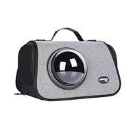 PETCUTE Transportín Gato Perro,Plegable Transportín Perro Pequeño con Colchón Suave y Correa De Hombro Ajustable,Transpirable Transportín para Gatos,Gran Espacio para Coche, Avión, Viaje